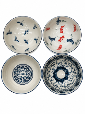 Bát Tràng Tô vẽ hoạ tiết 16cm - Bowl