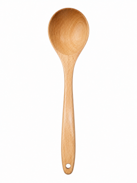 Vá canh gỗ 28cm - Wooden soup spoon