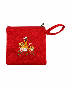 Ví bố thêu họa tiết VN 15x11cm - Bags