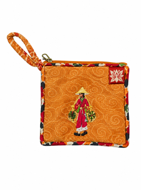 Ví bố bìa thư thêu họa tiết VN 13x10cm - Bags