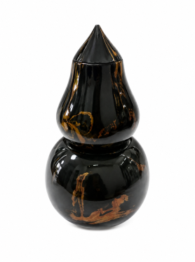 Lọ tăm sơn mài hồ lô - Toothpick jar