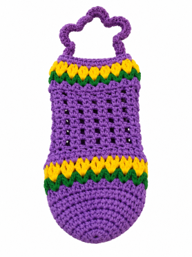 Túi len bình nước hai màu - Water bottle bag