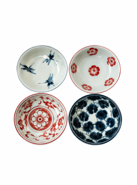 Bát Tràng đĩa gia vị họa tiết 7.5cm - Bowl