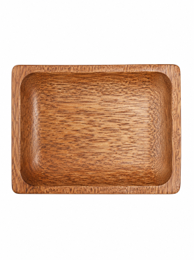 Đĩa gỗ dừa chữ nhật - Coconut wooden plate