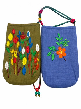 Ví thêu hoa dây chuông - Bags