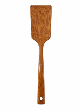 Thìa gỗ nấu ăn đầu chữ nhật 30x6cm - Wood spatula
