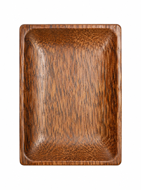 Dĩa gỗ dừa vuông 15x15cm - Coconut wooden plate