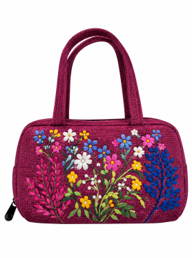 Túi quai xách thêu hoạ tiết - Bags