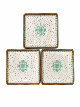 Bộ khay mây chữ nhật khảm xà cừ 3pcs - Rattan tray 1