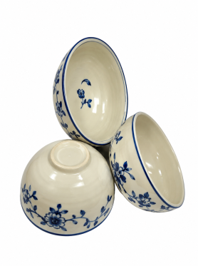 Bát Tràng chén chấm hoa chanh - Porcelain bowl