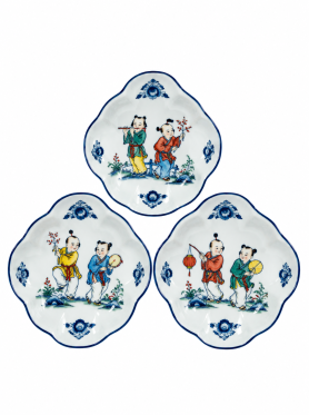 Bát Tràng đĩa gia vị vẽ hoạ tiết 8cm - Plates